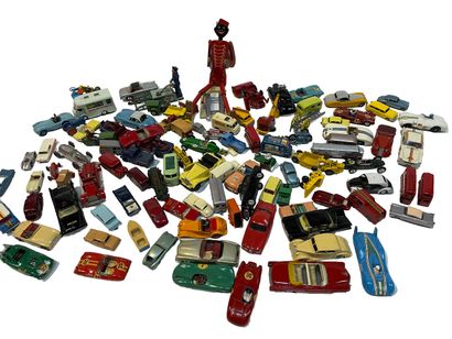 null Lot of small cars including police cars, agricultural machines and racing cars...