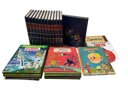 null L uvre de FRANQUIN
Le Marsupilami, un tome.
Gaston Lagaffe, 4 tomes.
Spirou...