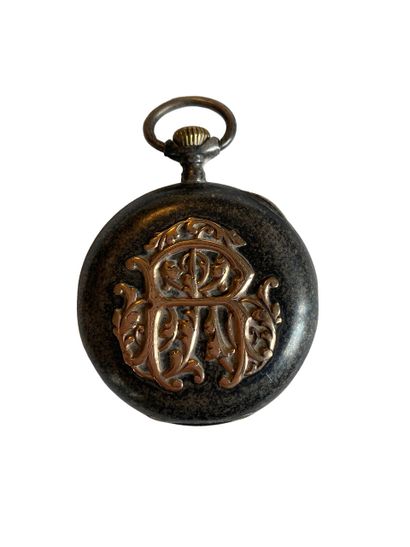 null OMEGA pocket watch. Encrypted on the back.