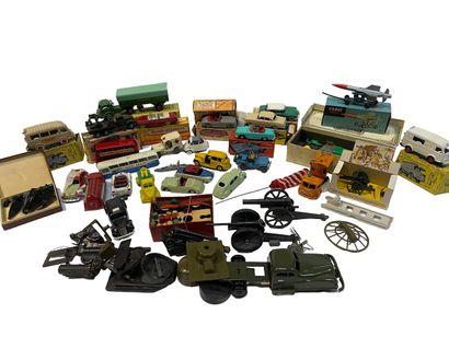 null Set of model cars, various small cars including ROAD MASTERS, NOREV, CORGI TOYS,...