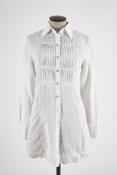 null PAUL SHARK : Lot de 3 Chemises en coton, l'une blanche à manches longues, T.36,...