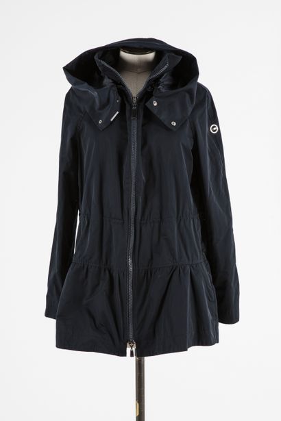 null ESCADA - ESPRIT: Lot including a viscose jacket with navy blue hood, zip closure,...