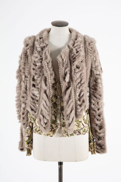 ROBERTO CAVALLI: Lot including a pink knitted...