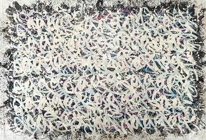null JonOne (Born 1963) 
Winter Storm, 2013 
Acrylic on canvas. 204 x 305 cm A certificate...