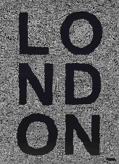 null MR DOODLE (Né en 1994) London, 2017 Impression jet d encre sur papier brillant....