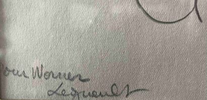 null Raymond LEGUEULT (1898-1971) Jeune femme devant une table Crayon sur papier....