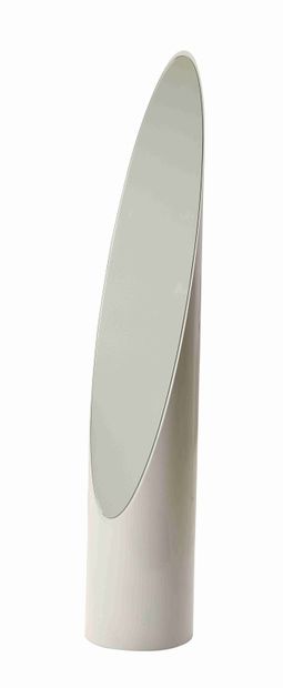 null LECAL Roger CHABRIERES Co (Edited by) Mirror " Lipstick " in white polyester...