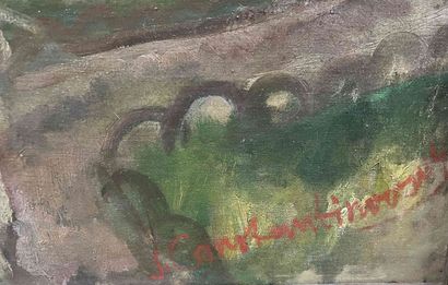 null Constantinovsky ( Constant ), Joseph (1892-1969)
Square animée. 
Huile sur toile.
Signée...