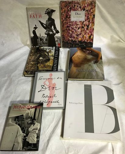 MODE - 7 volumes Fath, Dior, Balmain, Saint...