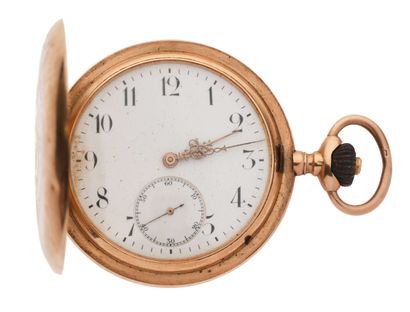 null 55 Lot of pocket watches comprising two 14K (585 ) rose gold pocket watches...