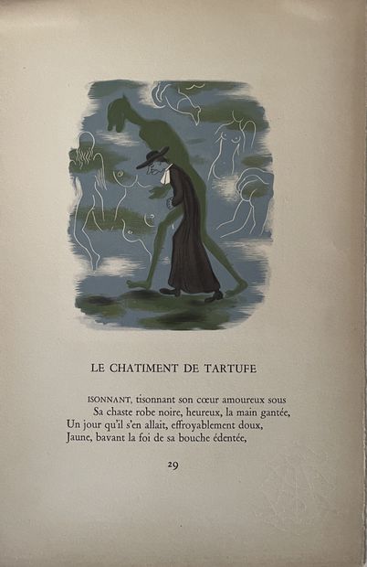 null Lucien BOUCHER (1889-1971) Illustration du poème Première d Arthur Rimbaud Poésies,...