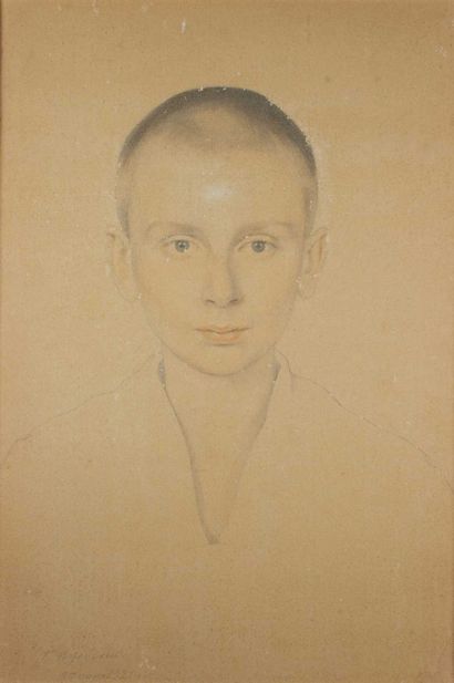 null VEREYSKY, Georges Semionovitch (1886-1962) Portrait d Andrei Feodorovitch Notthafft,...