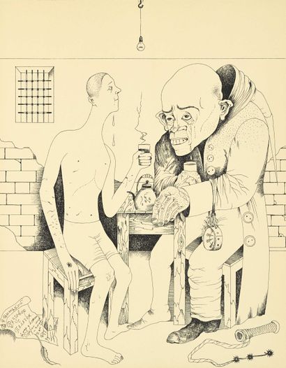 null Mikhail CHEMIAKIN (1943-) Illustrations for the book of memoirs and poems of...