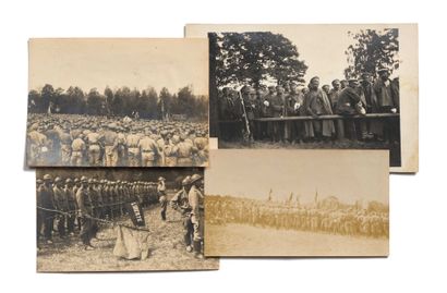 null The Russian expeditionary corps in France: mutinies of 1917. Set of 4 postc...
