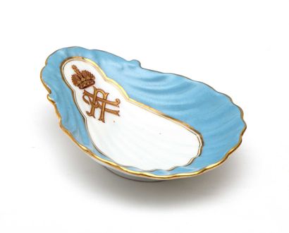 null Porcelain caviar display stand from the service of the Grand Duke Paul Alexandrovitch...