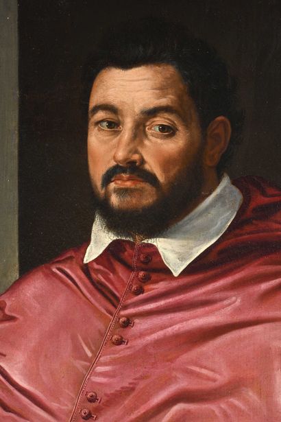 null ROMAN SCHOOL First Quarter 17th century Portrait of Cardinal Giacomo Sannesio,...