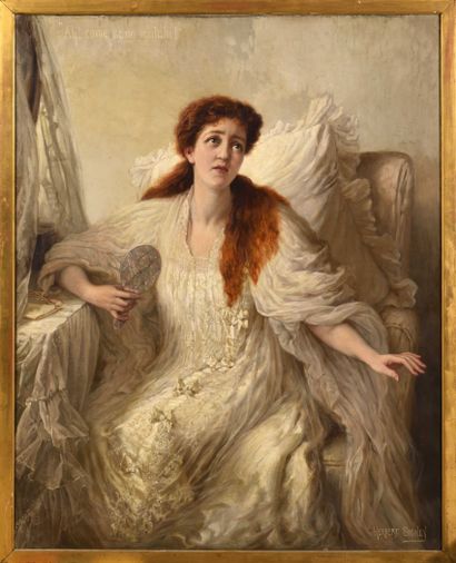 null Herbert SIDNEY (1858 - 1923) Ah! come sono matata! Portrait of Madame Emma Nevada:...