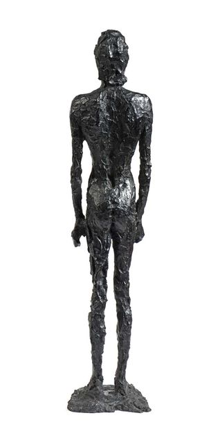 null Edmond MOIRIGNOT (1913-2002) L Ephèbe,1976 Bronze à patine noire. Signée et...