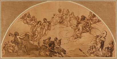 Neoclassical school Mythological scene with...