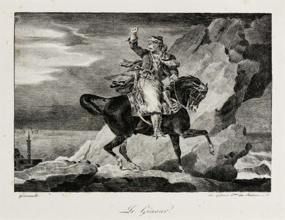  D après Théodore GERICAULT Le Giaour Lithographie en noir. 24 x 18,5 cm Delteil... Gazette Drouot