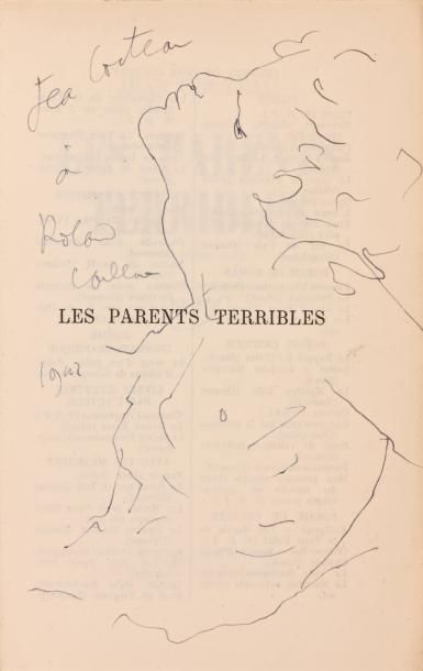 JEAN COCTEAU Les parents terribles Pièce en trois actes, Paris, NRF, 1938, in-12...
