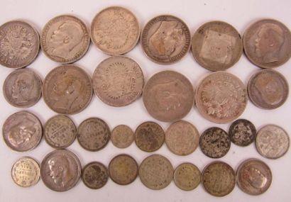 null 51 Monnaies regne de Nicolas II. (1 Au + 31 Ag + 14 Cu + 5 Fe)