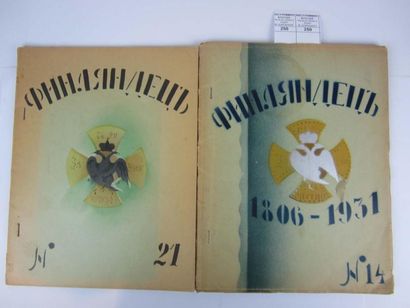 null Le Finlandais. N° 14 (1931) et N° 21 (1935). Revue de l'association des anciens...