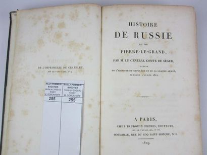 null Histoire de Russie et de Pierre-le-Grand, par M. le general comte de Segur,...