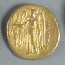 MACÉDOINE Philippe III Aridée (323-316 av. J.-C). Statère d'or. 8,53 g Abydos. Tête...
