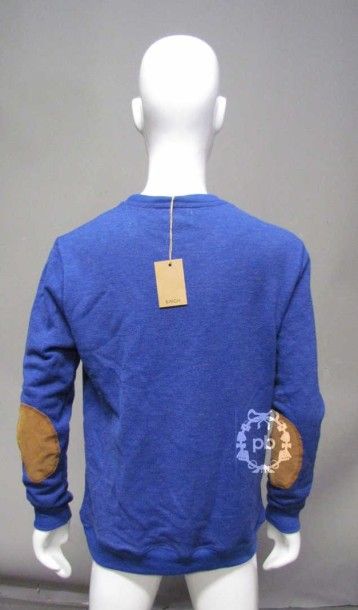 null BWGH

SWEATER pour Homme en laine et coton bleu rebrodé de l'inscription " Brooklyn...