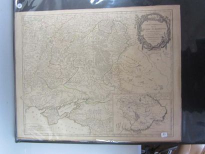 null Deux cartes de Russie (parties méridionale 1752 et septentrionale 1753) par...