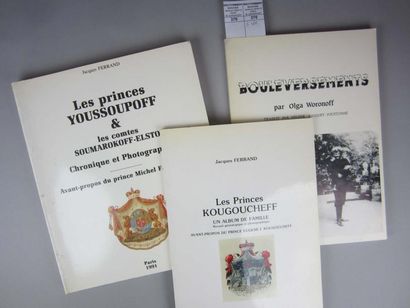 null Lot de 3 livres de généalogie russe - Les Princes Youssoupoff et les comtes...