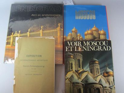 null Lot 4 livres relatifs à l'histoire russe - Moscou - Aurora 1996 - Voir Moscou...