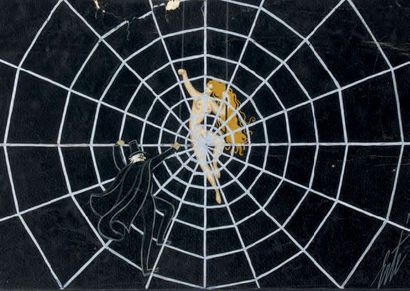 null Vitrine, toile d'araignée
Exécuté le 29 novembre 1958
Gouache sur papier
Signé...