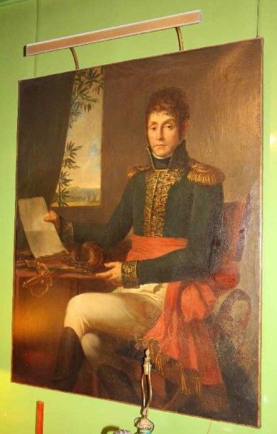 ECOLE FRANÇAISE du premier tiers du XIXème siècle Portrait d'un général d'Empire...