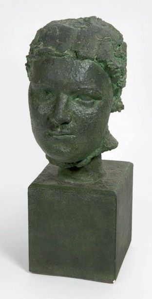 Alfred Auguste JANNIOT (1889 - 1969) 
Madame Cécile Janniot
Sculpture en plâtre à... Gazette Drouot