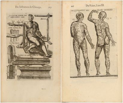 GUILLEMEAU Jacques Les Oeuvres de Chirurgie. Rouen, J. Viret; Fr. Vaultier; Cl. Malassis;...