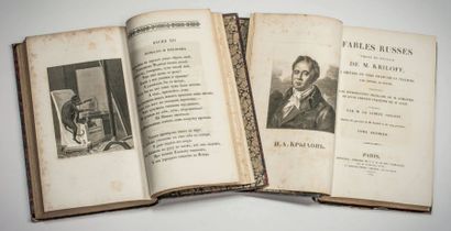 KRYLOV, Ivan Fables russes tirées du recueil de M. KRILOFF, et imitées en vers français...