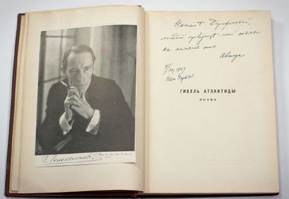 GOLOKHVASTOFF, Georges La chute de l’Atlantide. New-York, 1938. Envoi autographe...