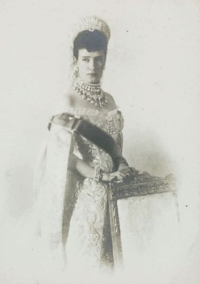 null Portrait de Marie Féodorovna (1847-1928), impératrice de Russie. Photo en format...