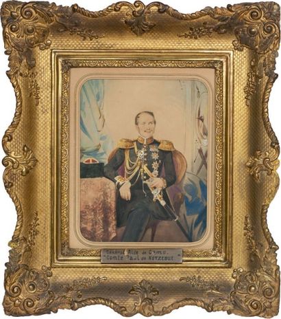SZATHMÁRY Pap Károly (SZATHMARI, Carol Popp de, 1812-1887) Portrait du général aide-de-camp...