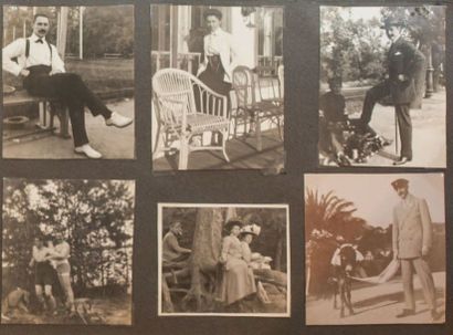 null Album de photos de la famille Kotzebue. Oblong 19 x 28 cm. 326 photographies...