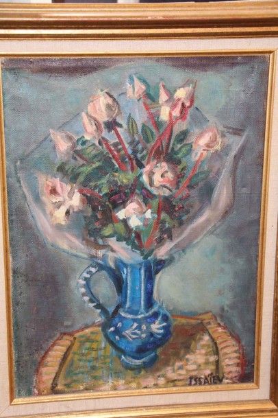 Nicolas ISSAIEV (Odessa 1891- France 1977) 

Bouquet de fleurs

Huile sur toile d'origine...