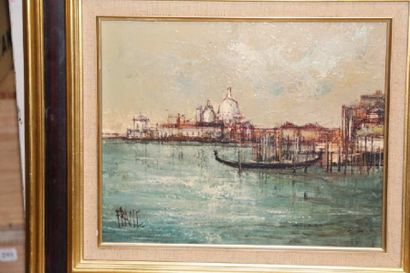 François FRANC (né en 1926) Venise
Huile sur toile
Signée en bas à gauche
22 x 27...
