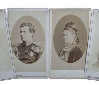 null Grand-duc Vladimir Alexandrovitch (1847-1909) et son épouse grande-duchesse...