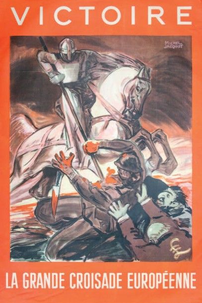 null Affiche « VICTOIRE… »
1941. 105 x 75 cm.
Entoilée. Très bon état.

[?????????...