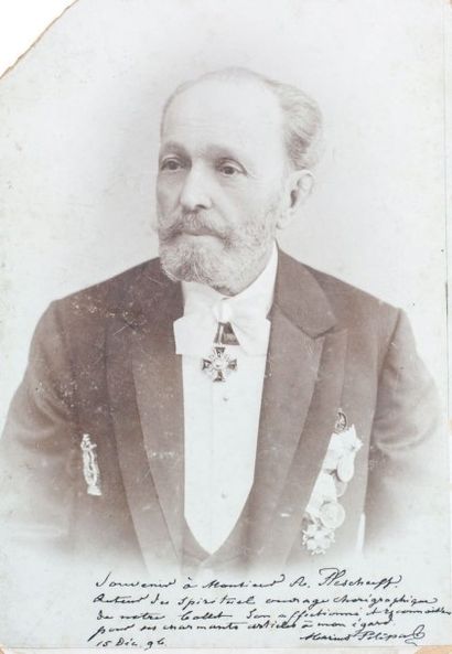 null Portrait de Marius PETIPA (1818-1910).
1896. Photographie par Martini et Co,...