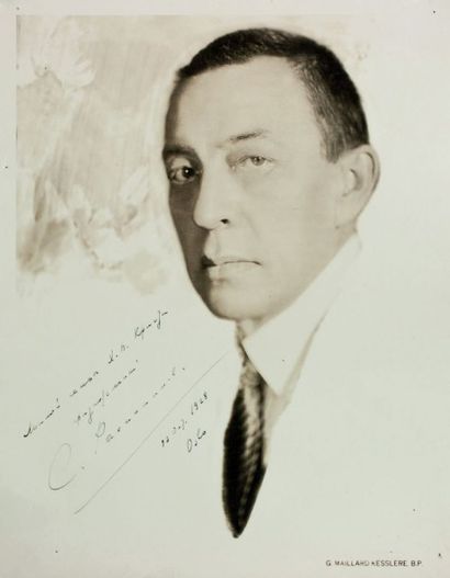 RACHMANINOFF Sergueï Vassilievitch (1873-1943) Portrait de Sergueï Rachmaninoff.
Photographie...