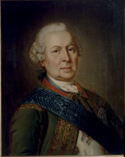 Attribué à Jean-Louis de VEILLY ou de VELLY (1720-1809) Portrait du feld-maréchal...
