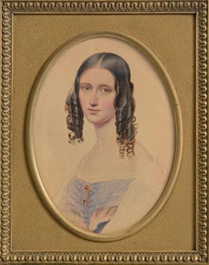 ROSSI Emilio, actif pendant la première moitié du XIX° siècle Portrait d'Elisaveta...